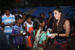 Lauren Gottlieb snapped interacting with street kids on 9th June 2016